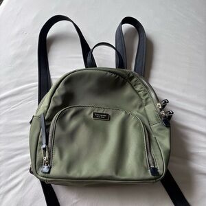 Kate Spade Olive Green Backpack
